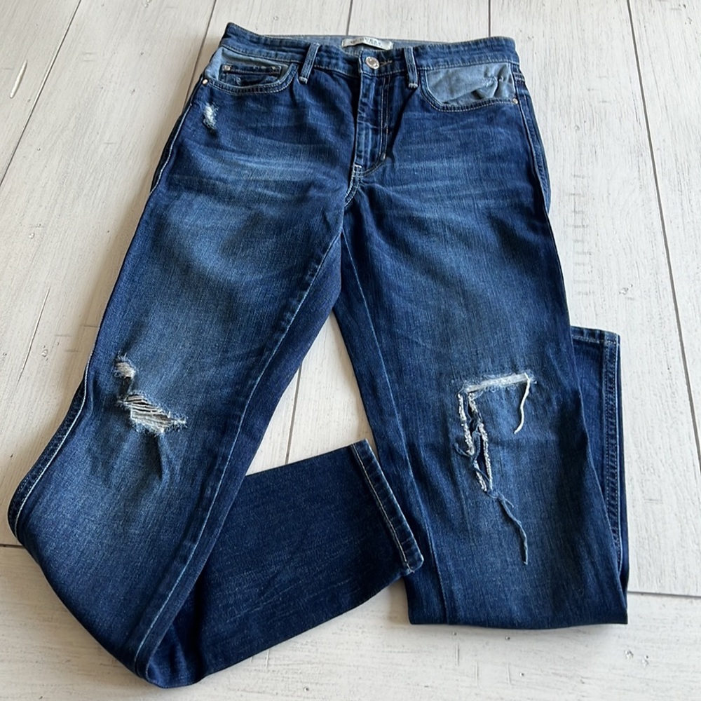Guess Los Angeles High Rise Skinny Distressed Jeans Size 26